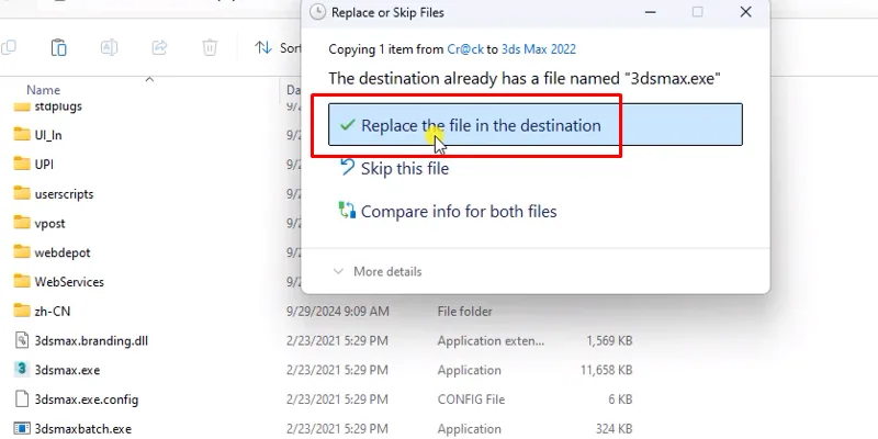 3Ds Max 2022 phiên bản ổn định 21 Bấm như hình