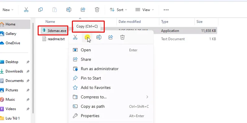 3Ds Max 2022 phiên bản ổn định 18 Copy file như hình