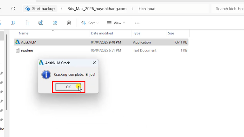 3Ds Max 2026: Download và cài đặt đơn giản 17 Bấm OK