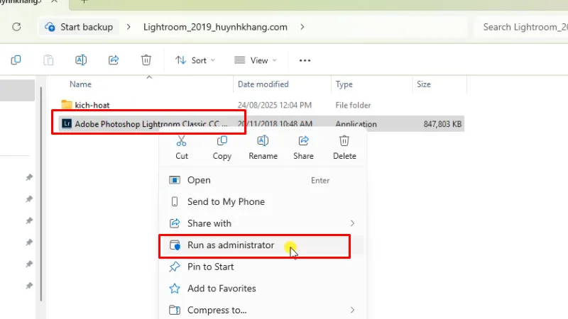 Adobe Lightroom 2019: Hướng dẫn chi tiết & Tải xuống 12 Chạy file cài đặt bằng quyền Admin