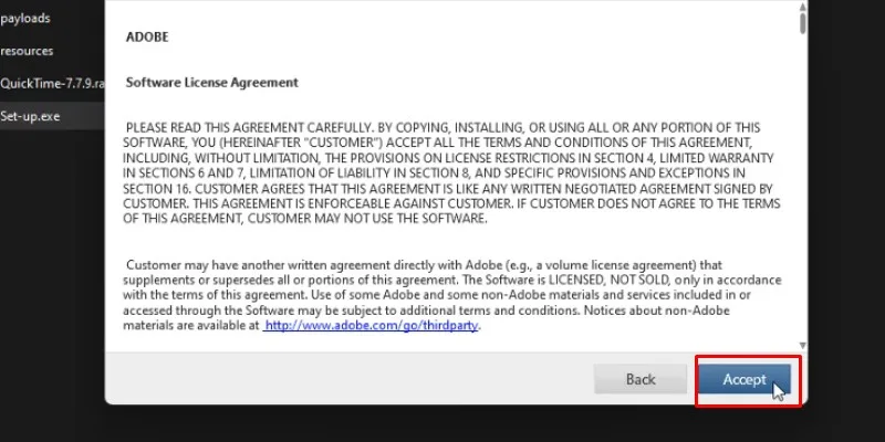 After Effects CS6 Hướng Dẫn Cài Đặt Chi Tiết 15 Chọn Accept