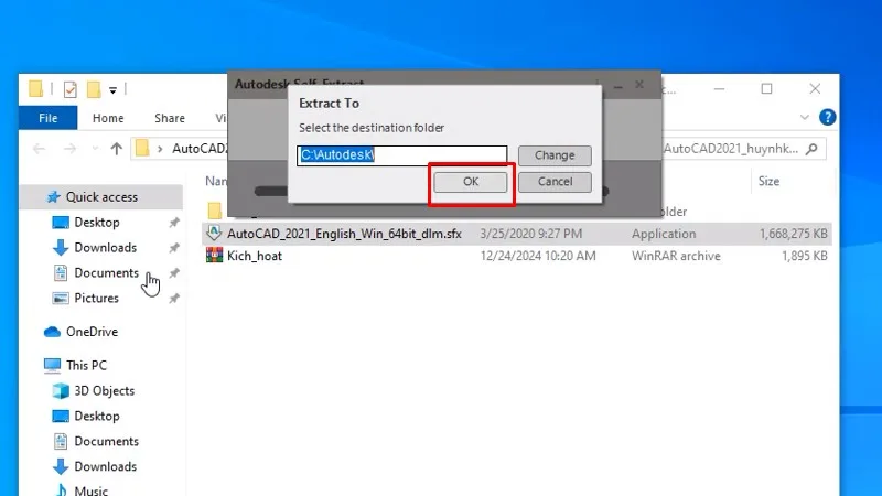 Tải Autocad 2021: Làm Theo Video Là Thành Công 13 Bấm ok