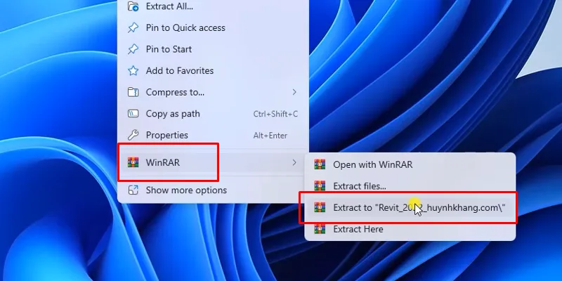 giải nén phần mềm 