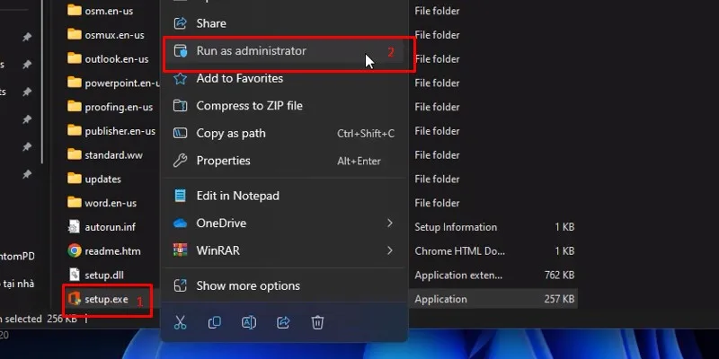Office 2016: Tải và Cài Đặt Chi Tiết & Link Tải 12 chuột phải chọn run admin as....