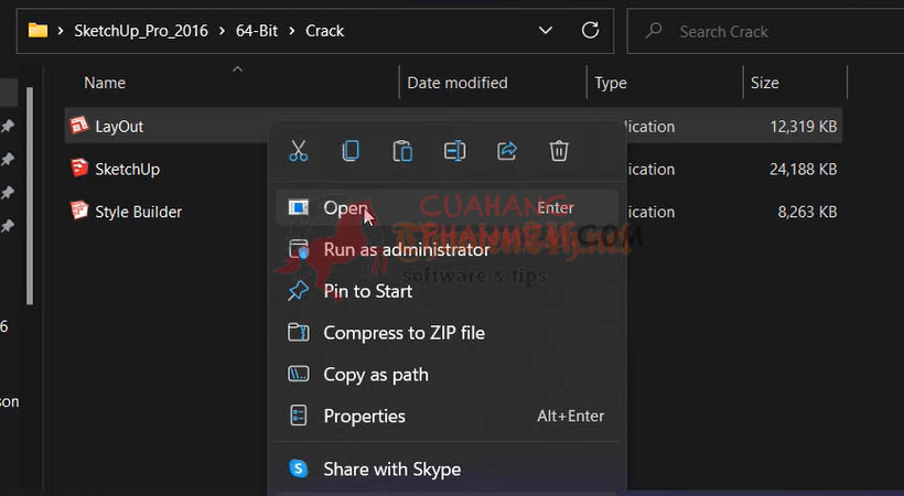 SketchUp 2016: Bản Quyền Vĩnh Viễn - Link Drive – Hướng Dẫn Chi Tiết 12 Sketchup 2016 11