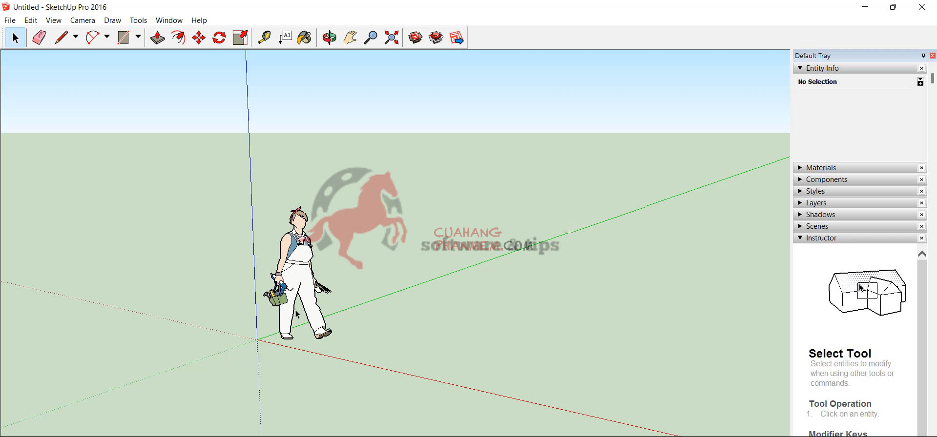 SketchUp 2016: Bản Quyền Vĩnh Viễn - Link Drive – Hướng Dẫn Chi Tiết 16 Sketchup 2016 15