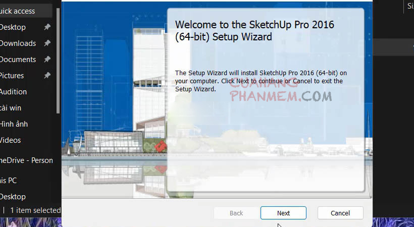 SketchUp 2016: Bản Quyền Vĩnh Viễn - Link Drive – Hướng Dẫn Chi Tiết 8 Sketchup 2016 7